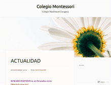 Tablet Screenshot of cmontessori.wordpress.com