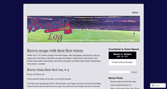 Desktop Screenshot of braveslog.wordpress.com