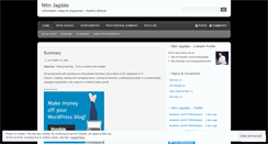 Desktop Screenshot of nitinjagdale.wordpress.com