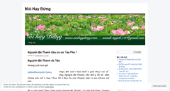 Desktop Screenshot of noihaydung.wordpress.com