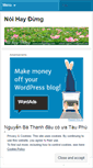Mobile Screenshot of noihaydung.wordpress.com