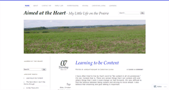 Desktop Screenshot of aimedattheheart.wordpress.com