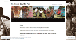 Desktop Screenshot of hockwoldcountryfair.wordpress.com