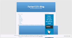 Desktop Screenshot of farian123.wordpress.com