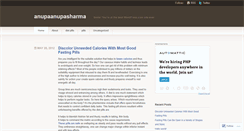 Desktop Screenshot of anupaanupasharma.wordpress.com
