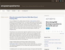Tablet Screenshot of anupaanupasharma.wordpress.com