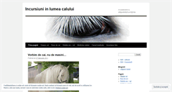 Desktop Screenshot of lumeacalului.wordpress.com