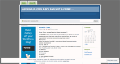 Desktop Screenshot of hemthehacker.wordpress.com