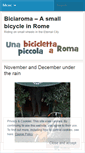 Mobile Screenshot of biciaroma2.wordpress.com