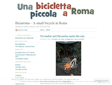 Tablet Screenshot of biciaroma2.wordpress.com