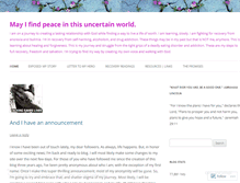 Tablet Screenshot of mayibe.wordpress.com