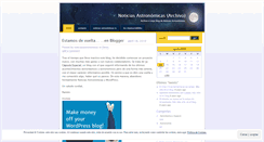 Desktop Screenshot of noticiasastronomicas.wordpress.com