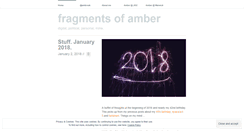 Desktop Screenshot of fragmentsofamber.wordpress.com