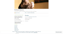 Desktop Screenshot of perfectoinsecto.wordpress.com