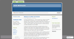 Desktop Screenshot of heramediacao.wordpress.com