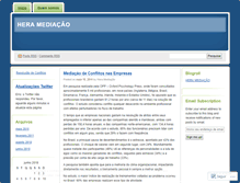 Tablet Screenshot of heramediacao.wordpress.com