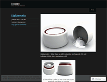 Tablet Screenshot of noteby.wordpress.com