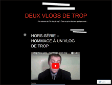 Tablet Screenshot of deuxvlogsdetrop.wordpress.com