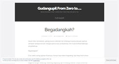 Desktop Screenshot of gudangupil.wordpress.com