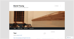 Desktop Screenshot of danielyoungsoundman.wordpress.com