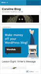 Mobile Screenshot of coralinebook.wordpress.com