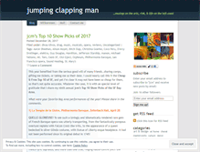 Tablet Screenshot of jumpingclappingman.wordpress.com