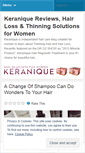 Mobile Screenshot of keranique.wordpress.com