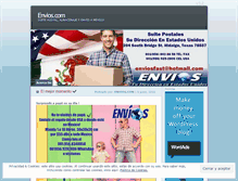 Tablet Screenshot of envios.wordpress.com