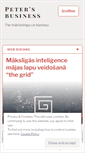 Mobile Screenshot of petersbusinessideas.wordpress.com