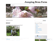Tablet Screenshot of jumpingbeanfarm.wordpress.com