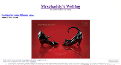 Desktop Screenshot of mrschaddy.wordpress.com