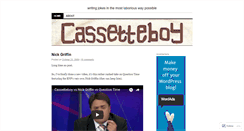 Desktop Screenshot of cassetteboy.wordpress.com