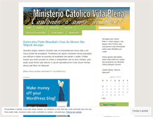 Tablet Screenshot of ministeriocatolicovidaplena.wordpress.com