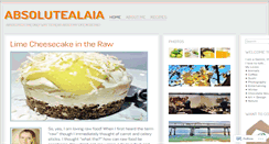 Desktop Screenshot of absolutealaia.wordpress.com