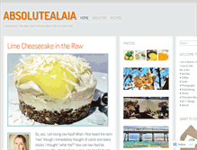 Tablet Screenshot of absolutealaia.wordpress.com