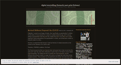 Desktop Screenshot of postprintfictions.wordpress.com