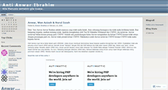 Desktop Screenshot of antianwar.wordpress.com