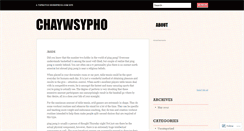 Desktop Screenshot of chaywsypho.wordpress.com