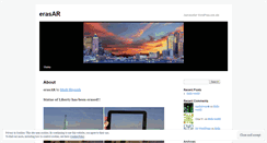 Desktop Screenshot of erasar.wordpress.com