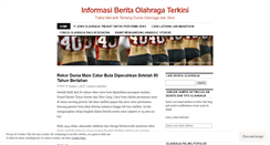 Desktop Screenshot of informasiolahragaterkini.wordpress.com
