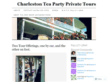 Tablet Screenshot of charlestontour.wordpress.com