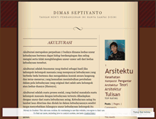 Tablet Screenshot of dimasseptiyanto.wordpress.com