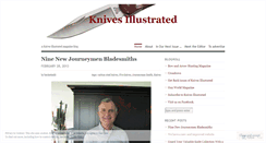 Desktop Screenshot of knivesillustrated.wordpress.com