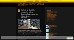 Desktop Screenshot of individualathome.wordpress.com
