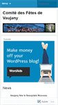 Mobile Screenshot of comitedesfetesvaujany.wordpress.com