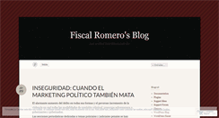 Desktop Screenshot of fiscalromero.wordpress.com