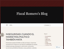 Tablet Screenshot of fiscalromero.wordpress.com