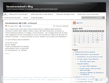 Tablet Screenshot of incontrastudenti.wordpress.com