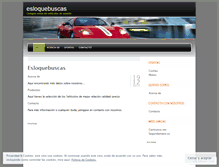 Tablet Screenshot of esloquebuscas.wordpress.com