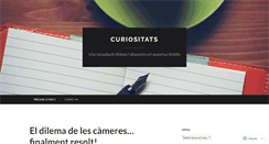 Desktop Screenshot of curiositats.wordpress.com